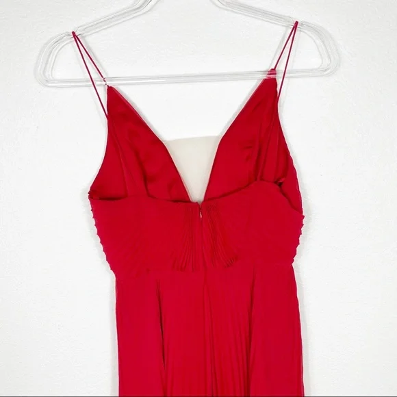Jill Jill Stuart Pleated Ruby Red Maxi Dress Gown 0 is available for  purchase on au PAY Market - Imported Goods Online Store Co.Ltd. | au PAY  Market - Online Shopping Site